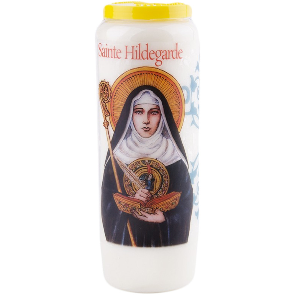 Bougie Neuvaine Sainte Hildegarde neuvaines des saints