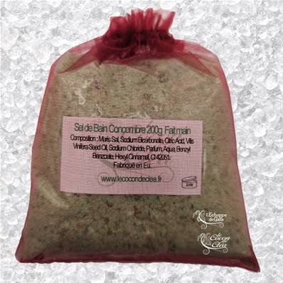 Sels de Bain Concombre - Sachet de 200g