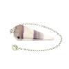 Pendule Cône à facettes - Fluorite