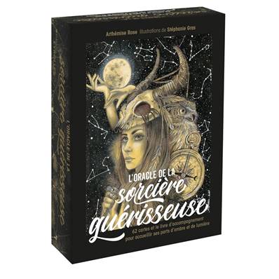 L'Oracle de la Sorcière Guérisseuse - Coffret 62 Cartes Arthémise Rose