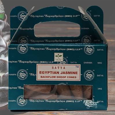 Encens Satya Backflow Egyptian Jasmine - Jasmin d'Egypte