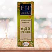 Herbes et Traditions - Huiles Essentielles Bio à Diffuser - Zeste Fraîcheur 10ml