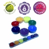 Bougie des 7 Chakras aux Huiles Essentielles - Set de 7x5h