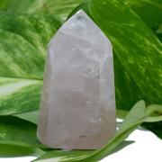 Quartz Rose - Pointe  Facettes - Qualit A - 90  110g