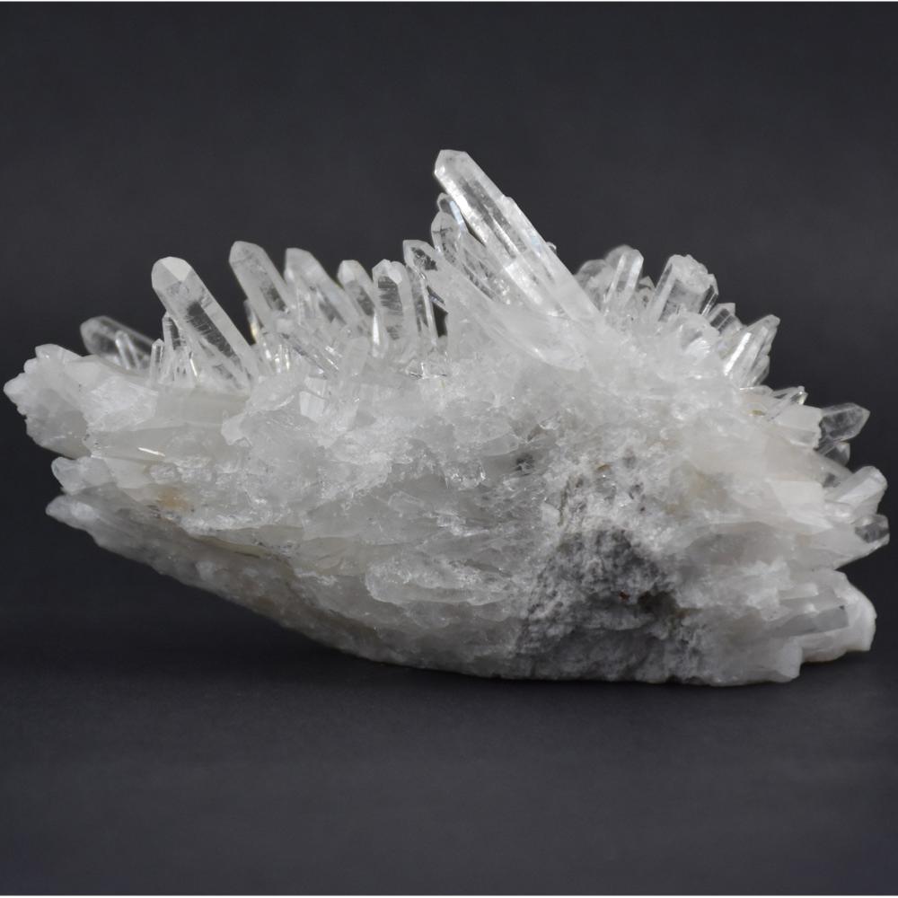 Quartz cristal de roche amas