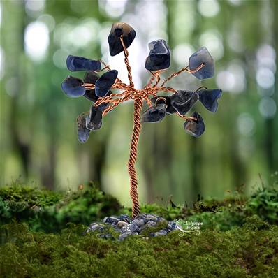 Arbre du bonheur - Arbre de Vie - Sodalite - 5 cm