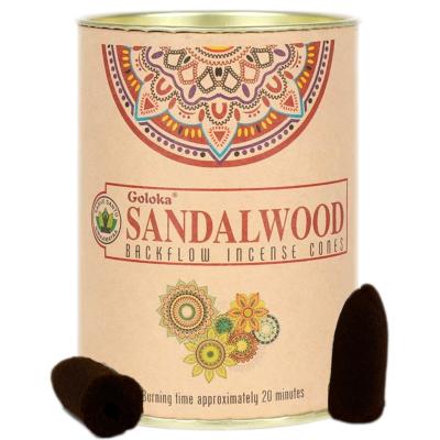 Encens Goloka Backflow Cônes - Sandalwood Santal