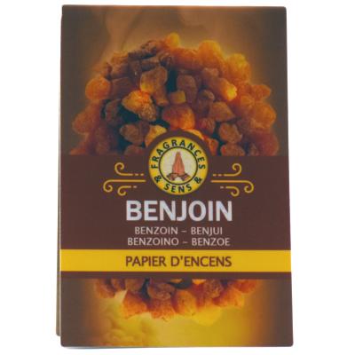 Papier d'Encens Fragrances & Sens - Benjoin 36 Lamelles