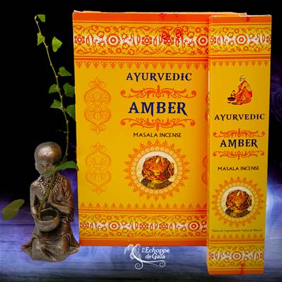 Encens Ayurvedic - Ambre - Pack de 12