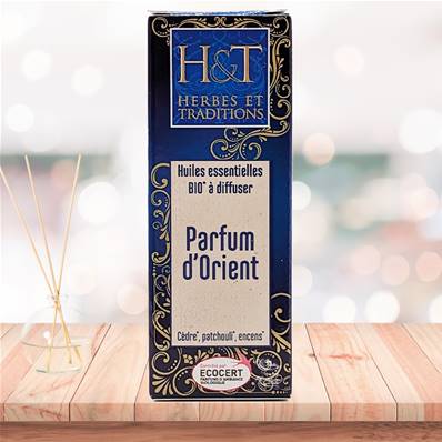 Herbes et Traditions - Huiles Essentielles Bio à Diffuser - Parfum d'Orient 10ml