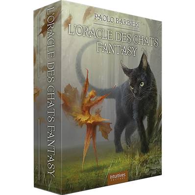 L'Oracle des Chats Fantasy -  Paolo Barbieri - Jeu 23 Cartes