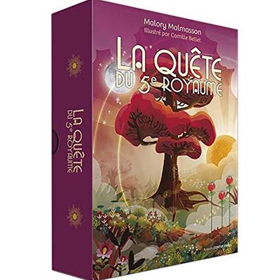 La Quête du 5e Royaume - Malory Malmasson - Livre + 40 cartes