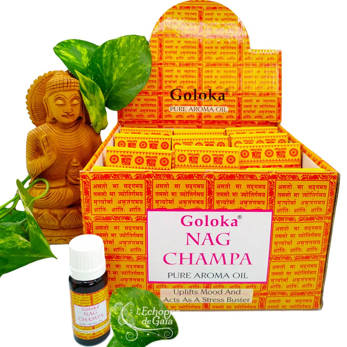 Goloka Nag Champa, Pure Aroma Oil