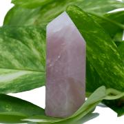 Quartz Rose - Pointe  Facettes - Qualit A - 145  160g