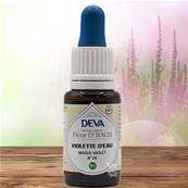 Deva - Fleur du Dr Bach - Violette d'Eau N.34 - Compte gouttes 15ml