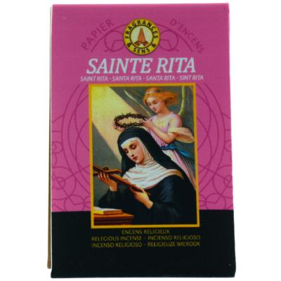 Papier d'Encens Fragrances & Sens - Sainte Rita 36 Lamelles