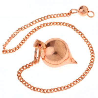 Pendule de radiesthésie - Petite goutte métal cuivré