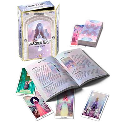 Starchild Tarot - Coffret Livre + 79 cartes + Boîte cloche