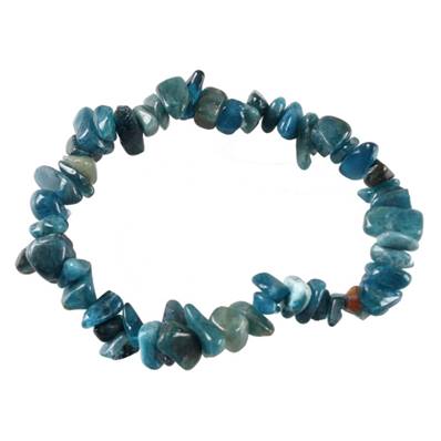 Bracelet Baroque Fin - Apatite Bleue