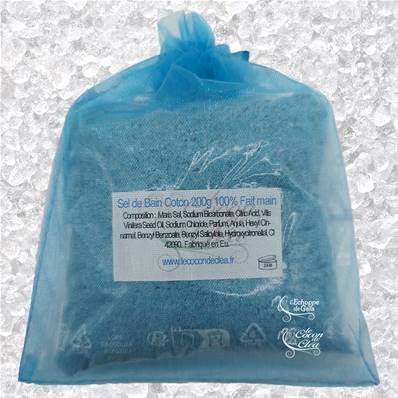 Sels de Bain Douceur Coton - Sachet de 200g