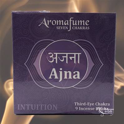 Aromafume - Briques d'Encens Chakra 6 Troisième Oeil Ajna 9 Briques