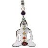 Pendentif Argent 7 Chakras - Bouddha