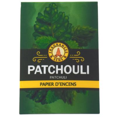 Papier d'Encens Fragrances & Sens - Patchouli 36 Lamelles