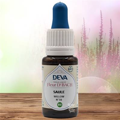 Deva - Fleur du Dr Bach - Saule N.38 - Compte gouttes 15ml