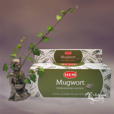 Encens Hem - Premium Masala Armoise Mugwort - Pack de 12