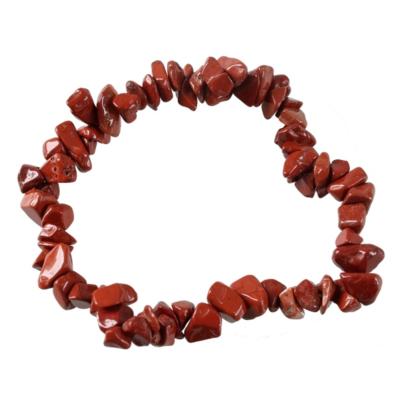 Bracelet Baroque Fin - Jaspe Rouge