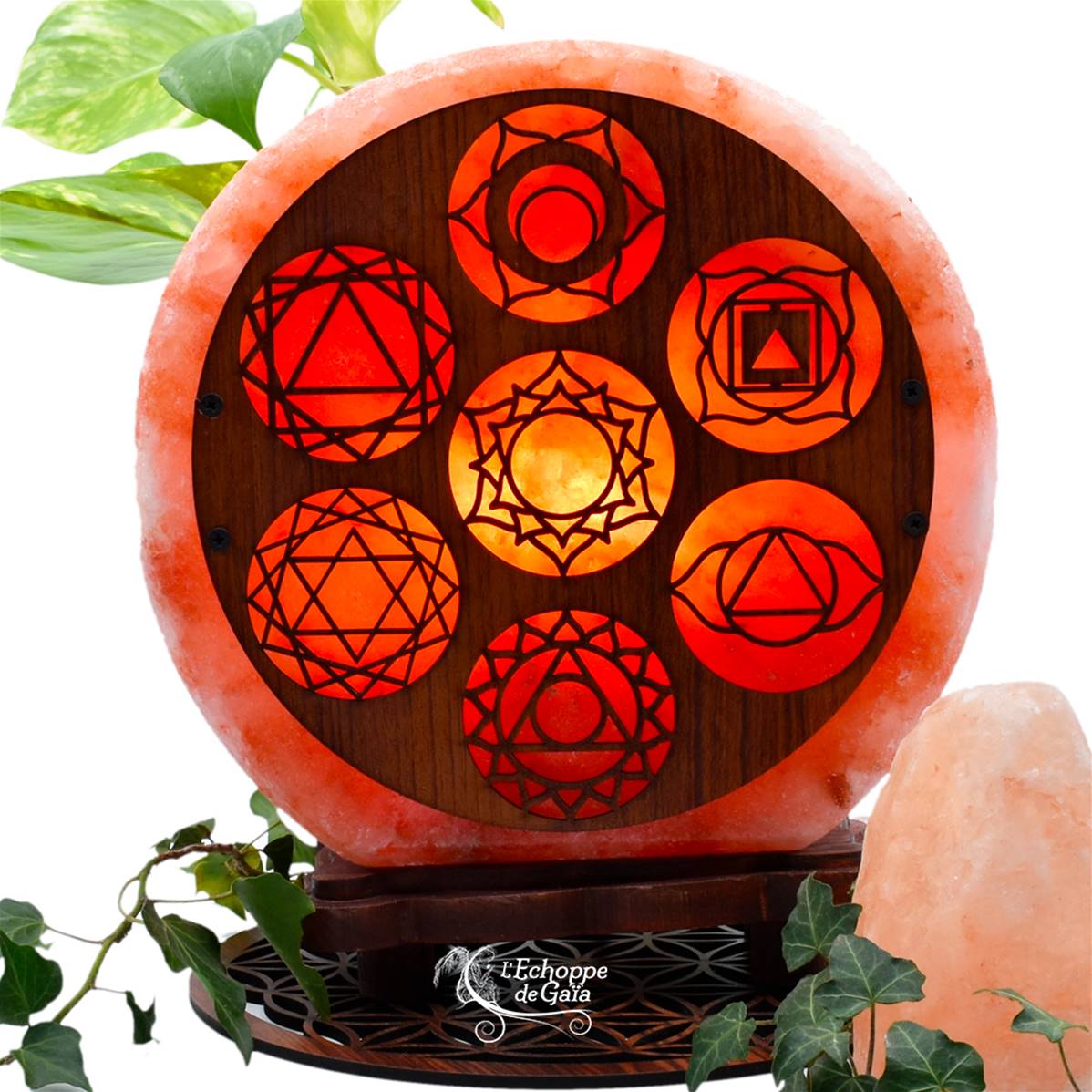 Lampe Sel d'Himalaya 7 Chakras - 5kg