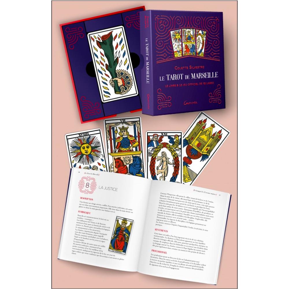 Le Tarot de Marseille - Coffret Grancher - Colette Silvestre - cartes ...