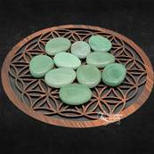 Aventurine Verte - Galet Plat -  l'unit