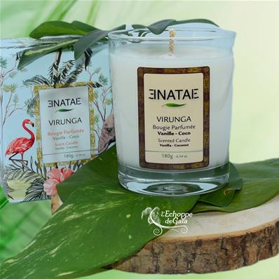 Enatae- Bougie Parfumée Naturelle Artisanale 45h - Virunga
