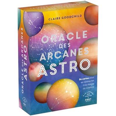 Oracle des Arcanes Astro - 54 Cartes - Claire Goodchild