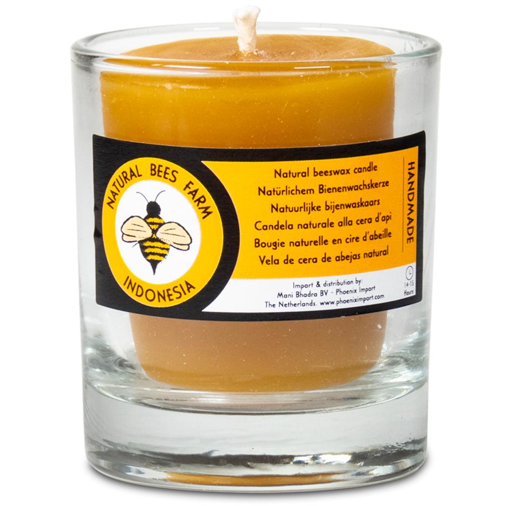 Bougie naturelle cire abeille - Bougies naturelles artisanales