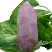 Quartz Rose - Pointe  Facettes - Qualit A - 120  140g