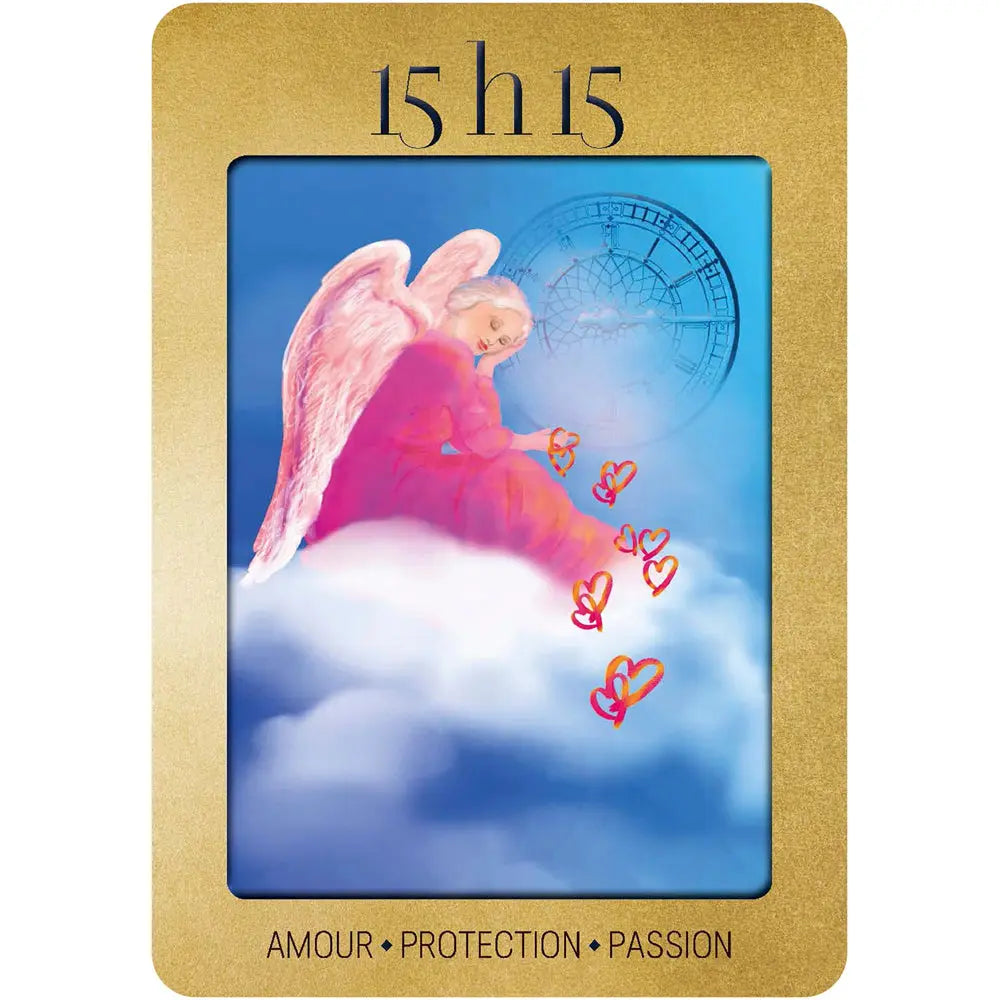 L'Oracle Angélique des Heures Miroirs - Coffret 37 Cartes Amina Ndam Editions Exergue