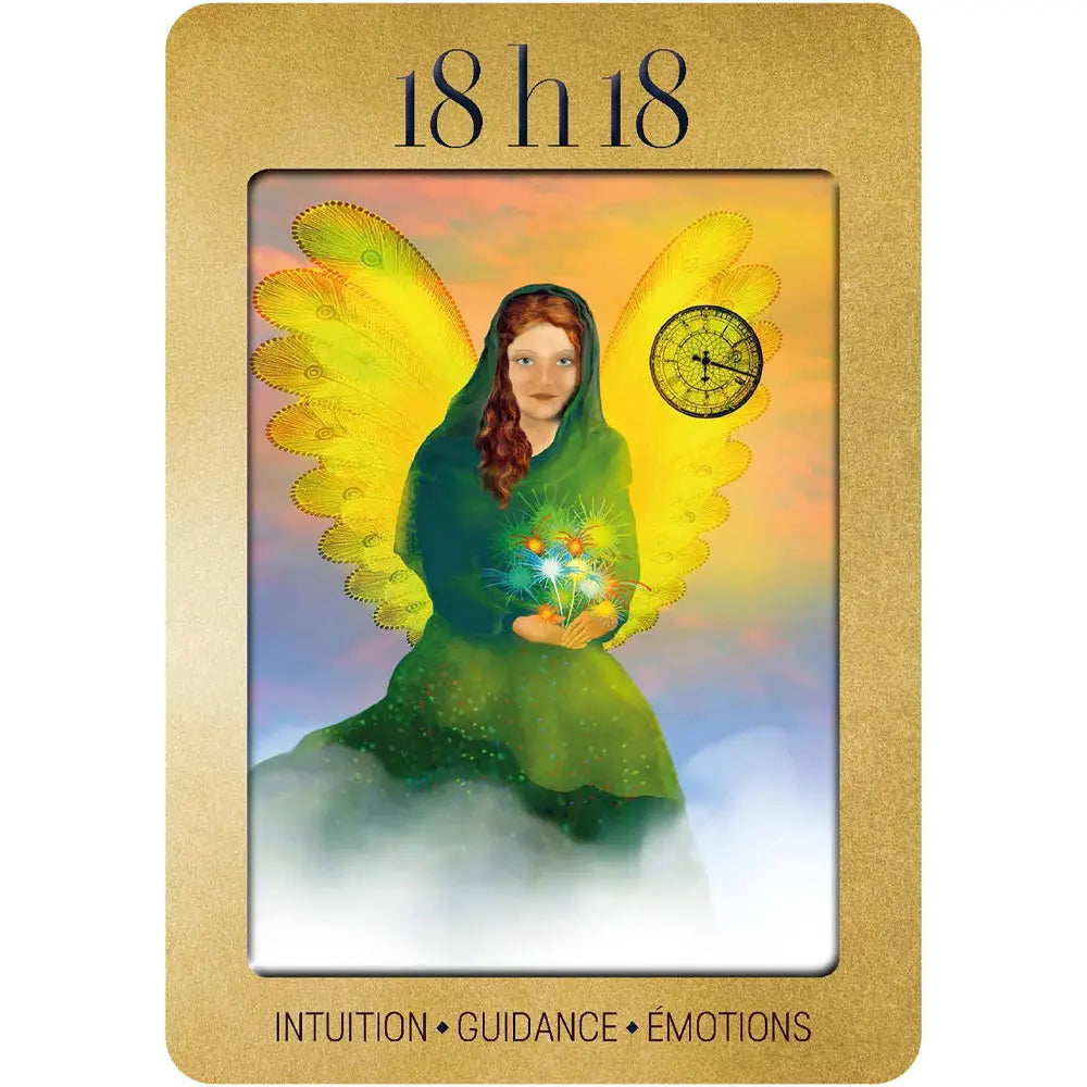 L'Oracle Angélique des Heures Miroirs - Coffret 37 Cartes Amina Ndam Editions Exergue