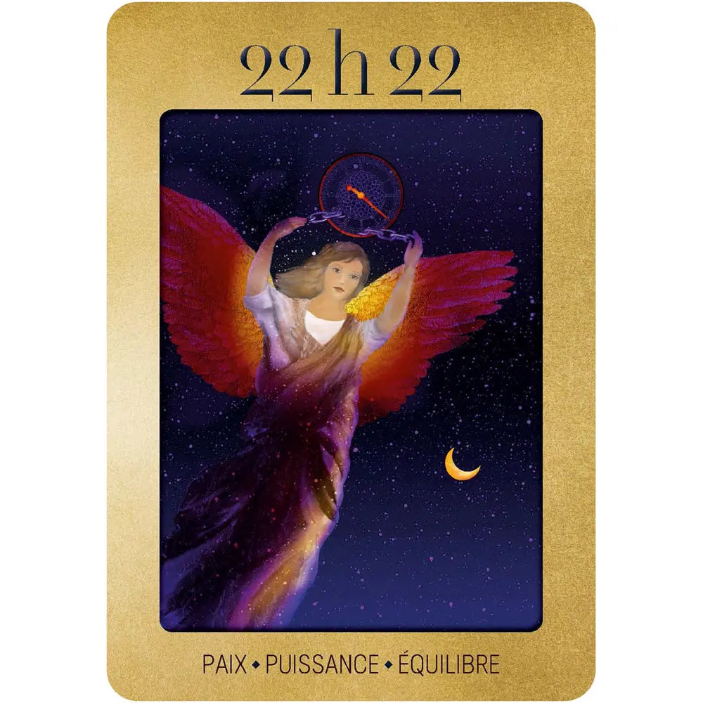 L'Oracle Angélique des Heures Miroirs - Coffret 37 Cartes Amina Ndam Editions Exergue