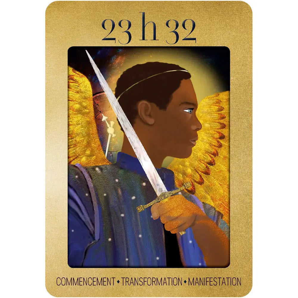 L'Oracle Angélique des Heures Miroirs - Coffret 37 Cartes Amina Ndam Editions Exergue