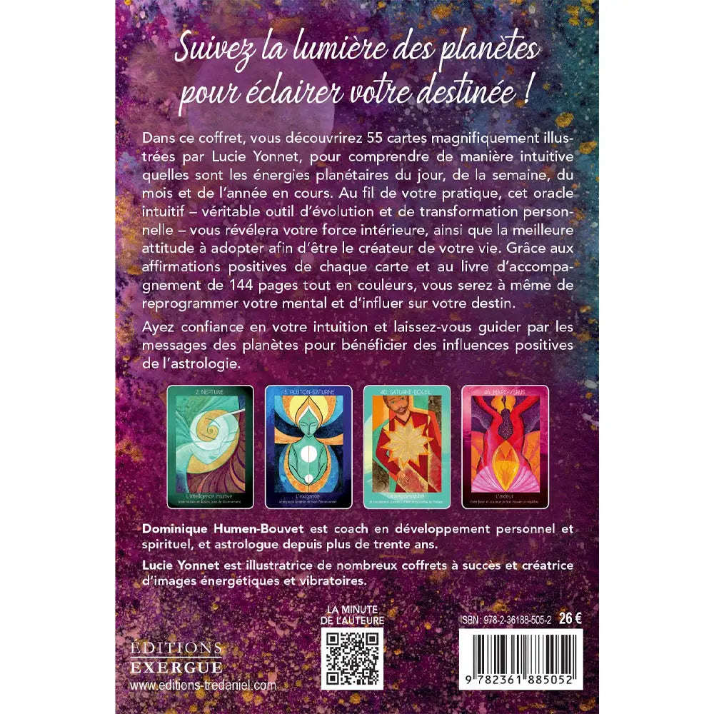 Messages des Planètes - Livre + 55 cartes Editions Exergue