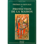 Couverture verte du livre Prières & Rituels de Protection de la Maison illustrée par une représentation de Saint Michel terrassant le dragon.