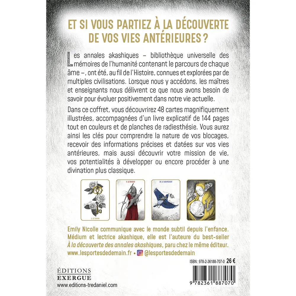 Akasha L'Oracle des Mémoires Akashiques - Emily Nicolle Editions Exergue