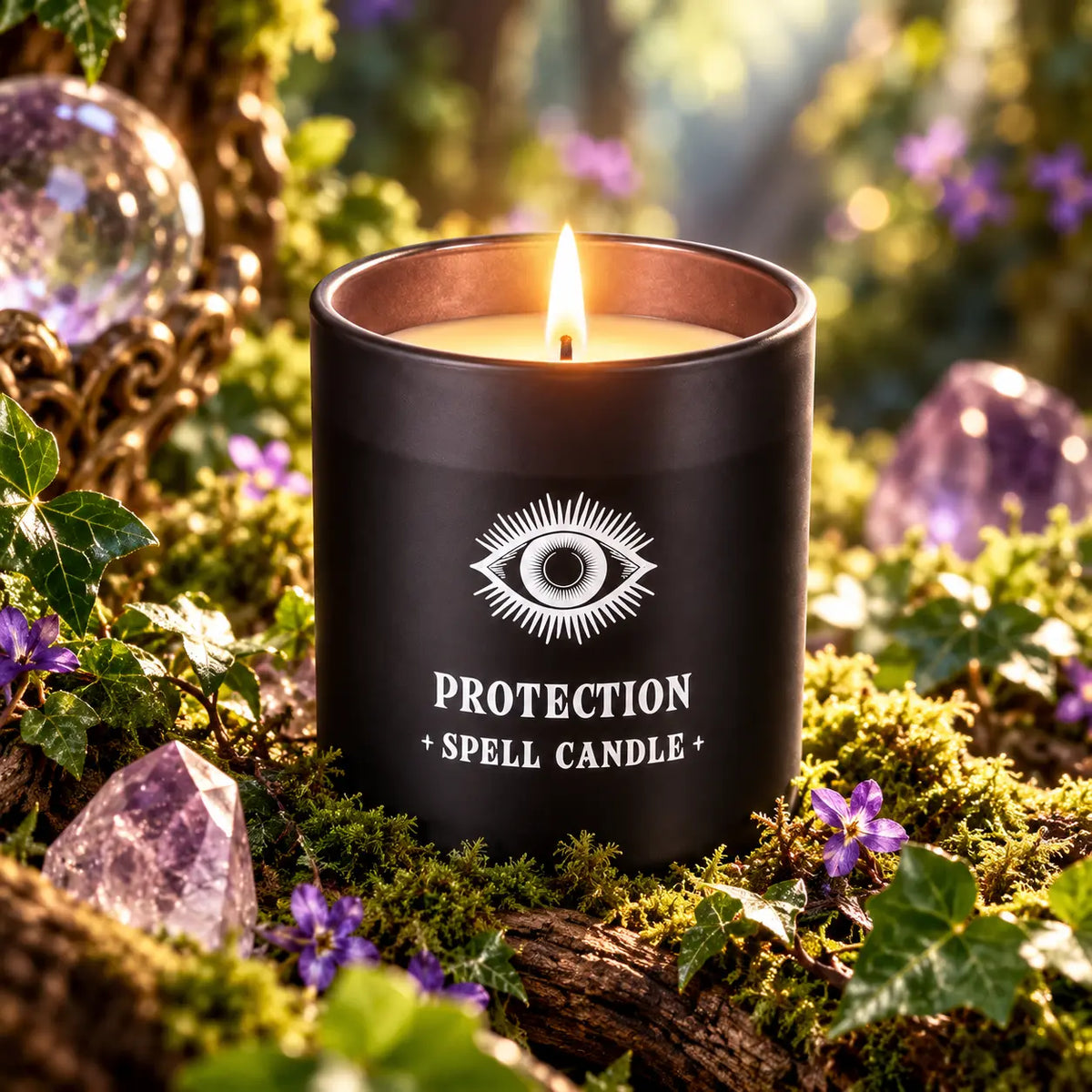Bougie Parfumée Encens et Myrrhe Protection 30h
