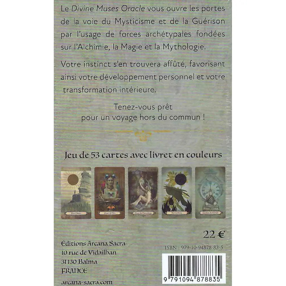 Divines Muses Oracle - Livre d'Interprétations - Marée Bento Editions Arcana Sacra