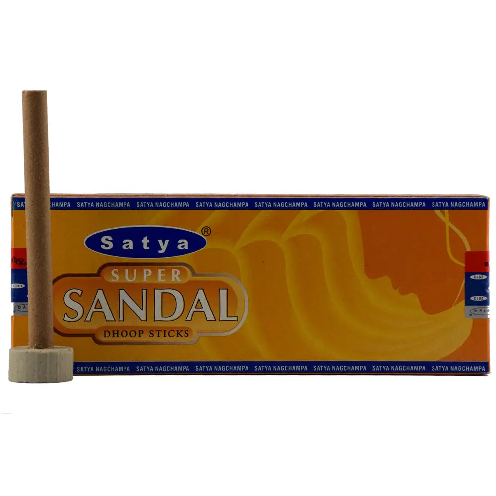 Encens Satya Super Sandal - Dhoop Sticks Echoppe de Gaïa
