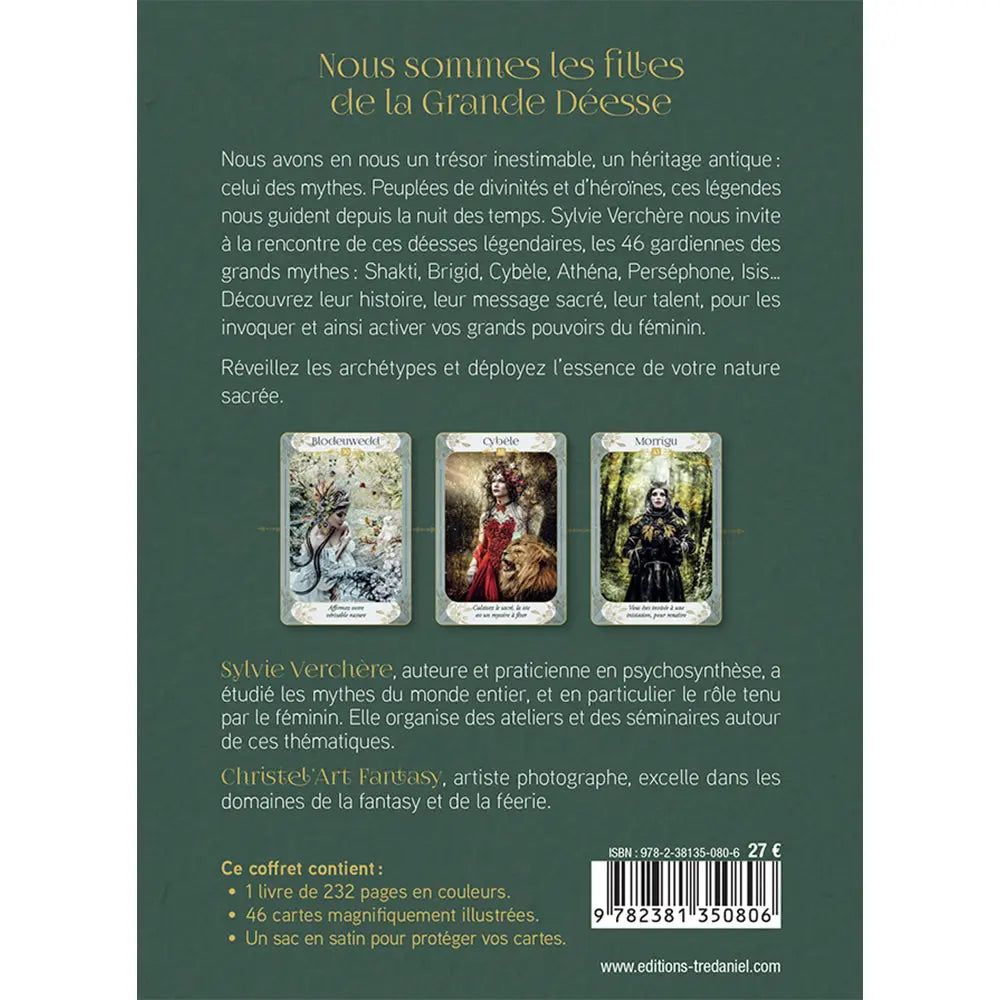 L'Oracle des Gardiennes des Mythes - 46 Cartes - Sylvie Verchère Editions Vega
