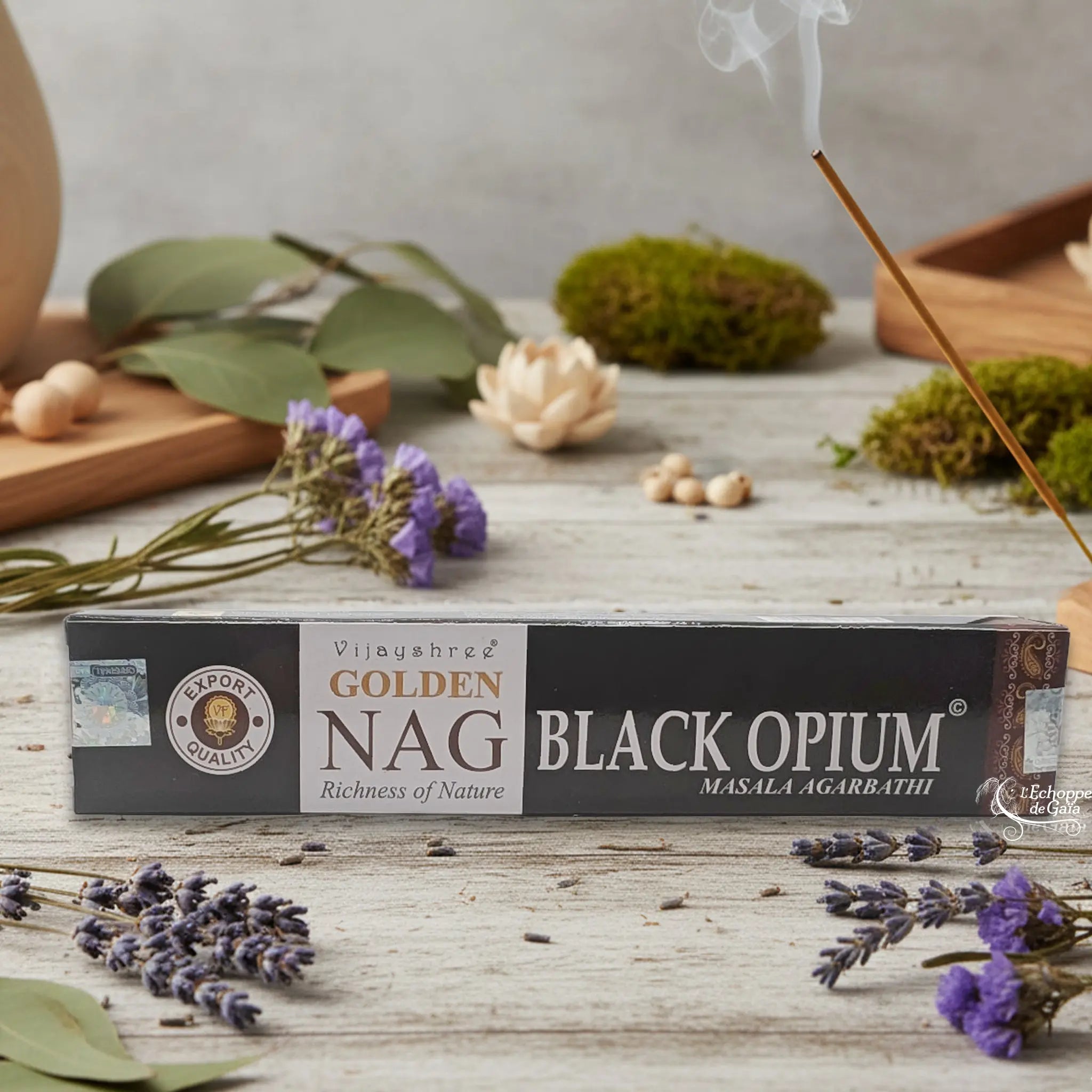 Encens Golden Nag Black Opium