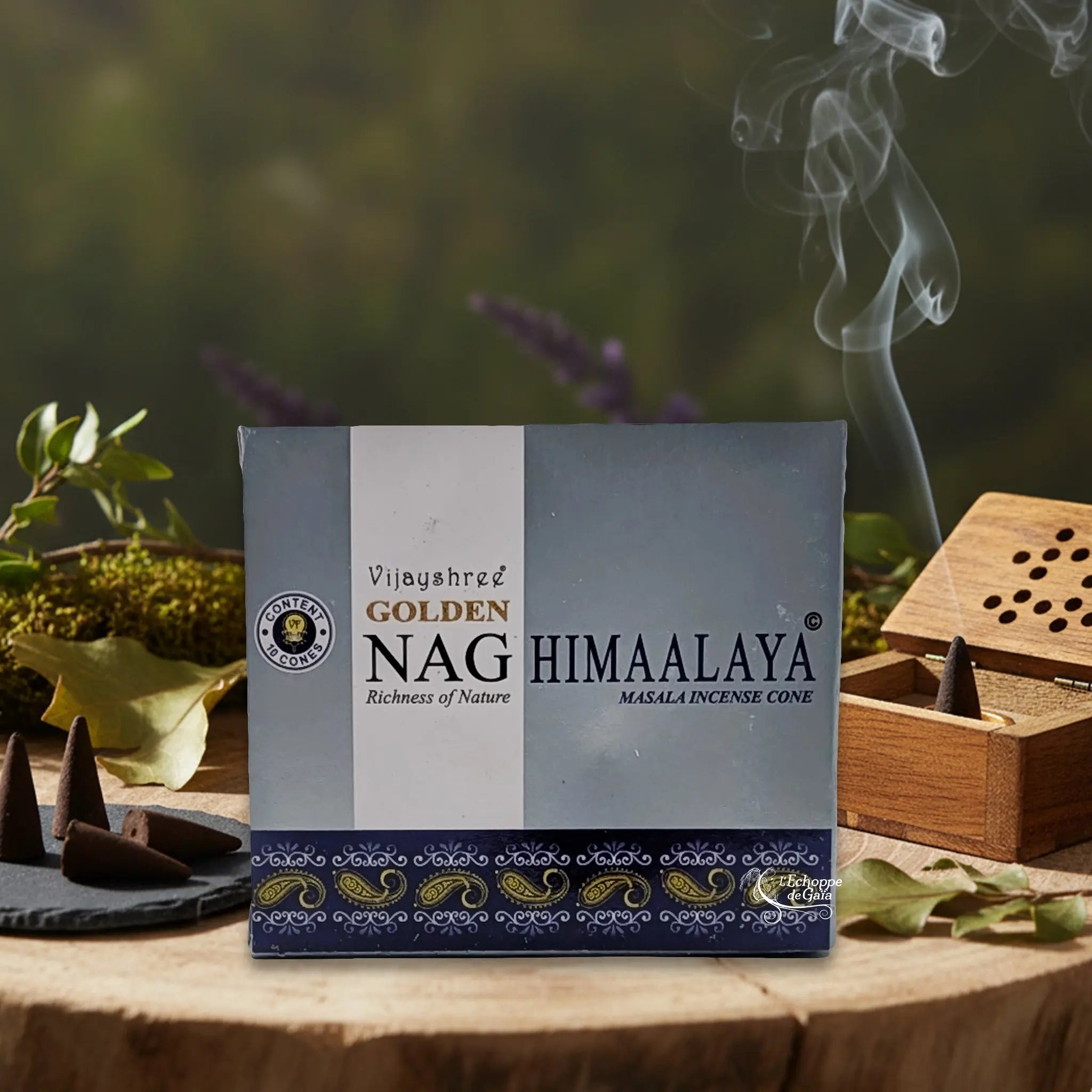 Encens Golden Nag Himaalaya - Cônes Vijayshree Golden